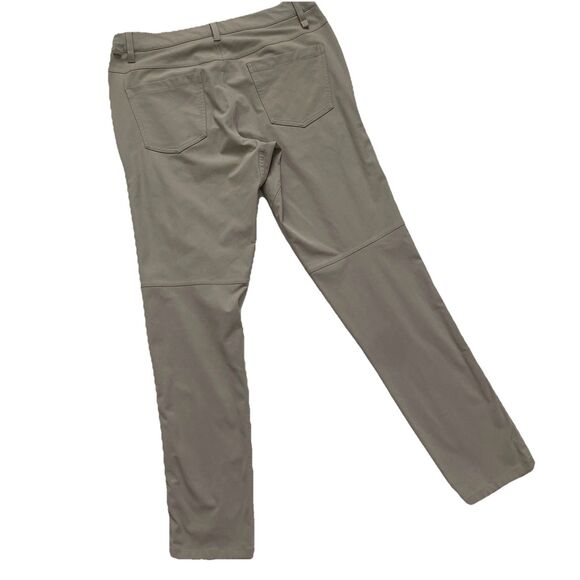 Lululemon ABC Slim Pants Warpstreme Khaki Tan Size 30 - Picture 5 of 12
